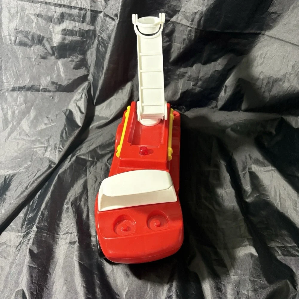 Little Tikes Toddle Tots Red White Fire Truck Fire Engine Vintage Toy Story USA